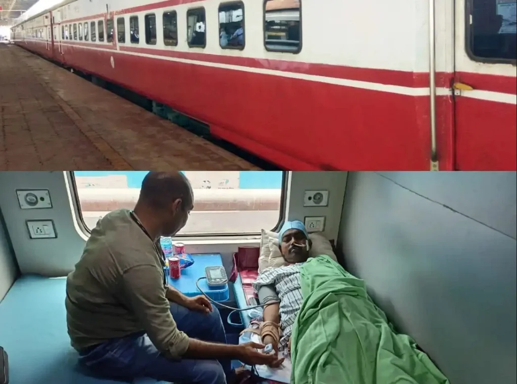 train ambulance service